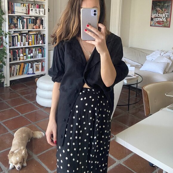 Oversized POSSE Linen Button Down - Picture 1 of 3